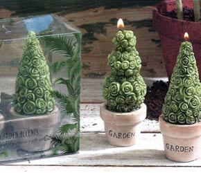 Topiary Candle 2-Pc Set - 2-Pc Set