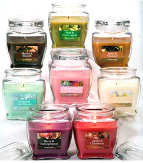 Scented Jar Candles - Sweet Pea & Citrus Scented Jar Candles
