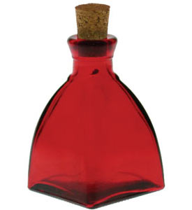 Red Diamond Reed Diffuser Bottle - 6.8 oz apothecary bottles,reed diffuser bottles,glass bottles