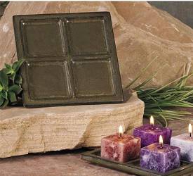 Bronze Four Section Candle Holder