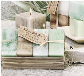 Refreshing 4-Pc Square Candles