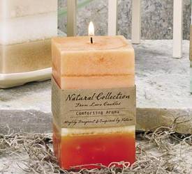 Comforting Four Layer Square Pillar Candles