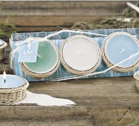 Filled Basket 3-Pc Tins Gift Set